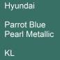 Preview: Hyundai, Parrot Blue Pearl Metallic, KL.